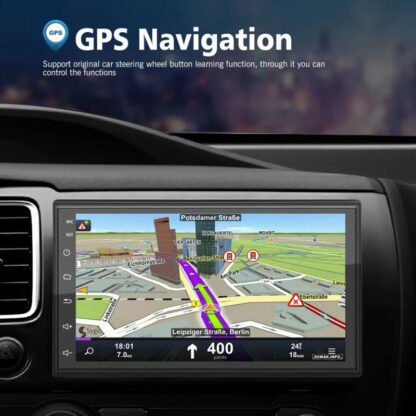 GPS навигация на Автомагнитоле 2din с камерой заднего вида