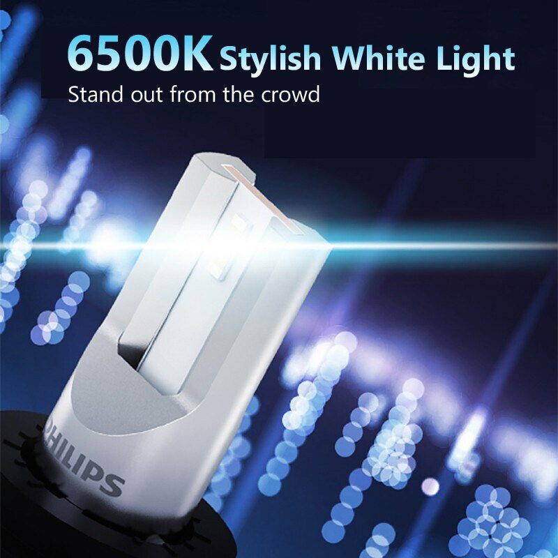 2x H7 LED Headlights bulbs - PHILIPS Ultinon Essential LED 6500K