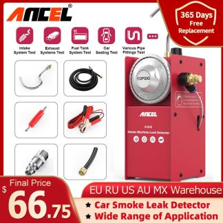 ANCEL S100 Car Smoke Leak Detector Oil Pipe Leaks Analyzer Tester Auto Gas Leakage Locator EVAP Vacuum Leakage Diagnostic Tools 1