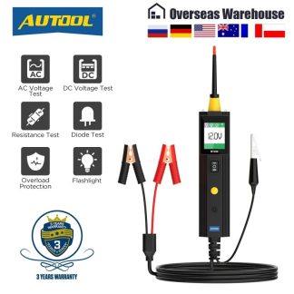 AUTOOL BT250 Circuit Tester Powerscan 6-30V Automative Power Probe Kit LED Display Voltage Polarity Locator Diagnostic Tool 1