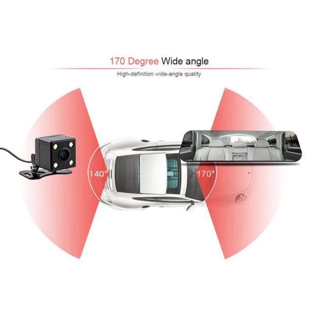 Dual Lens Touch screen Car Camera DVR Rearview Mirror Dash Cam Cars DVRs Recorder Video Registrator FHD 1080P Night Camcorder 5