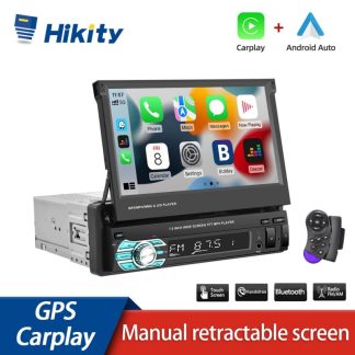 Hikity 1 Din Car Stereo audio Radio Bluetooth 1 DIN 7 1