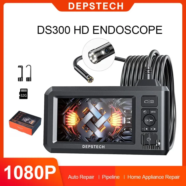DEPSTECH 1080P Endoscope 7.9mm Dual Lens | 5.5mm Single Lens 1