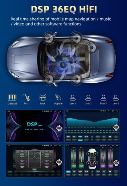 Podofo Android 10 For VW Volkswagen Golf Polo Skoda Rapid Octavia Radio Tiguan Passat b7 Jetta 2 Din Auto Carplay GPS Radio128G 5