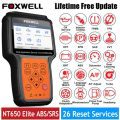 FOXWELL NT650 Elite OBD2 Automotive Scanner Code Reader Professional A/F BRT ABS SRS DPF Oil 26 Reset OBD 2 Car Diagnostic Tool 1