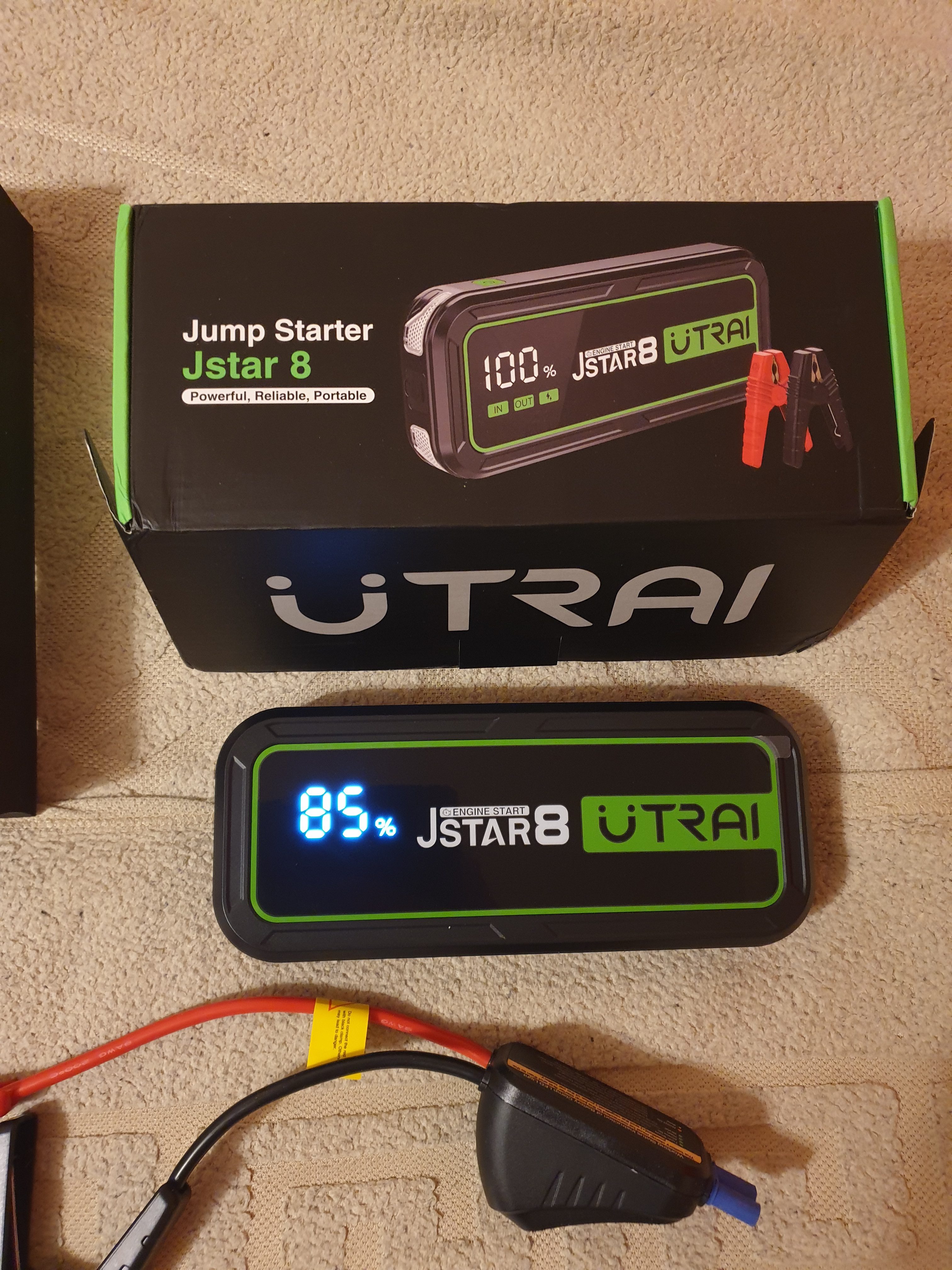 UTRAI 22000mAh Car Jump Starter Power Bank Portable Emergency