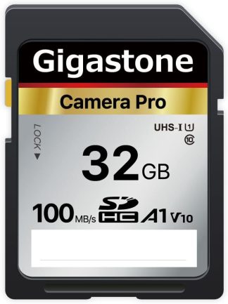 Gigastone 32GB SD Card with high speed data transfer