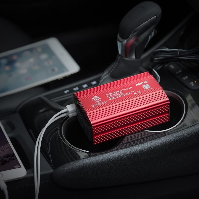 BESTEK 300W Power Inverter, a Universal Travel Adapter for Car