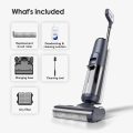 Tineco S5's built-in voice assistant and app connectivity for monitoring cleaning performance