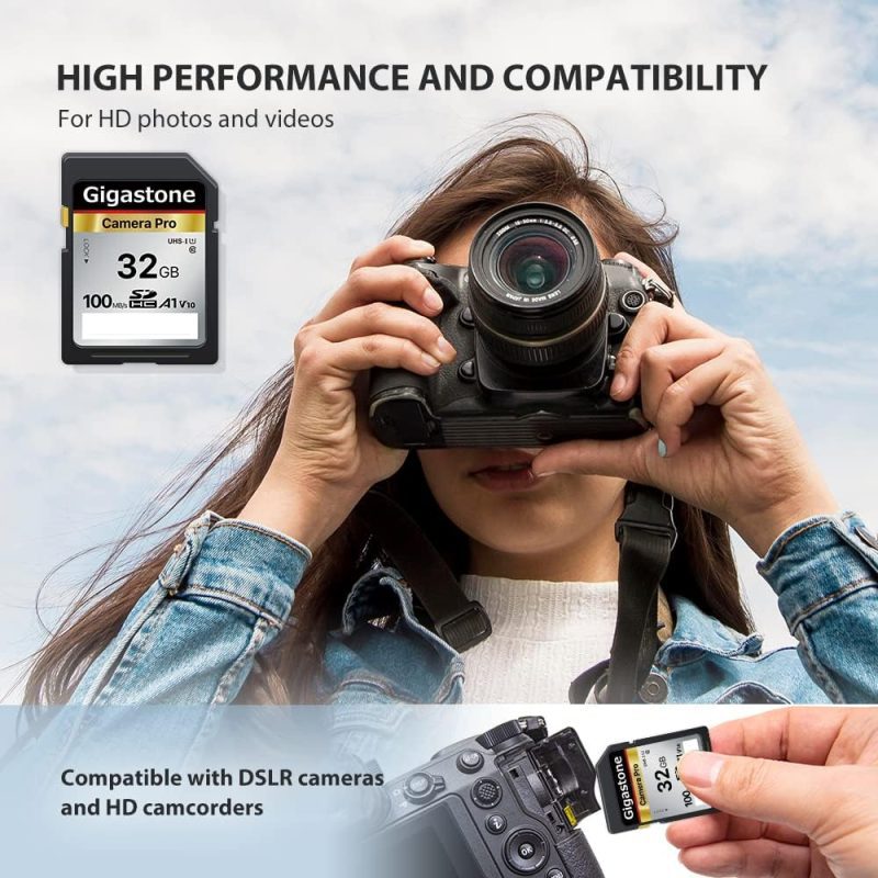 Ideal memory card for digital point-and-shoot cameras, HD camcorders, DSLR and PC