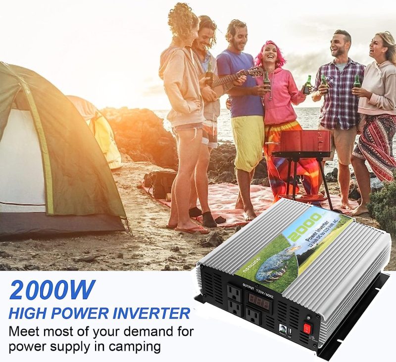 NGNWOB 2000W Inverter with Advanced Safety Features