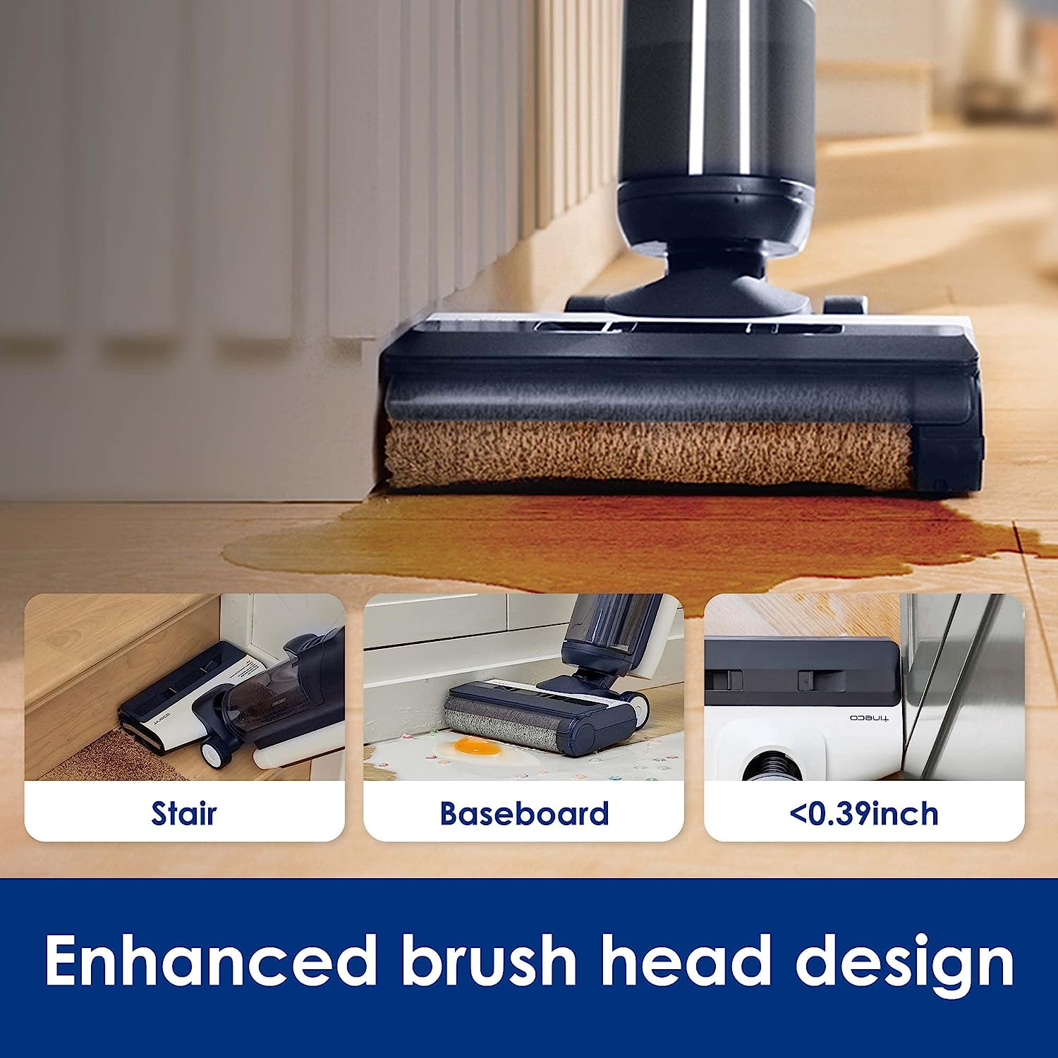 Flexible gap brush, kitchen faucet brush, multifunctional cleaning brush,  compact and convenient dead corner bathtub brush