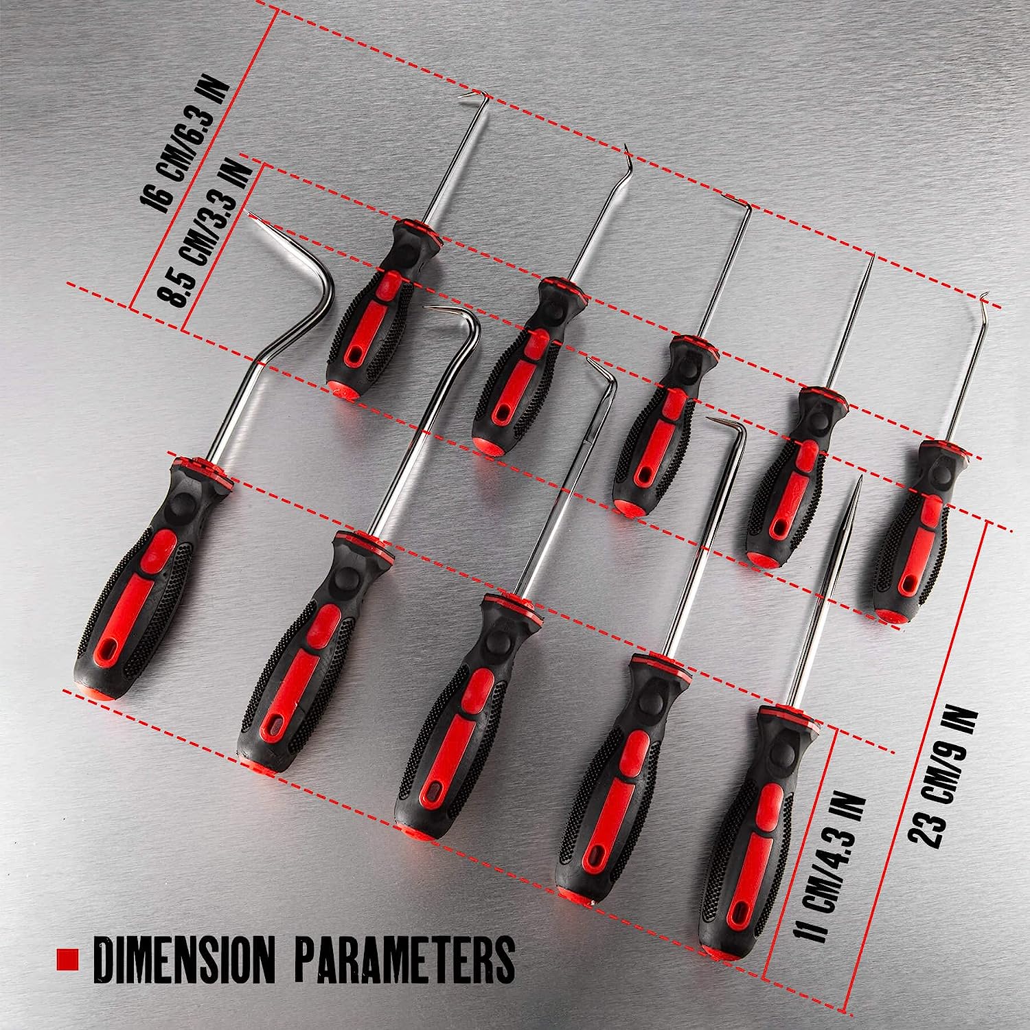 AMM 10-Piece Pick and Hook Set: Precision Automotive Tool for Car