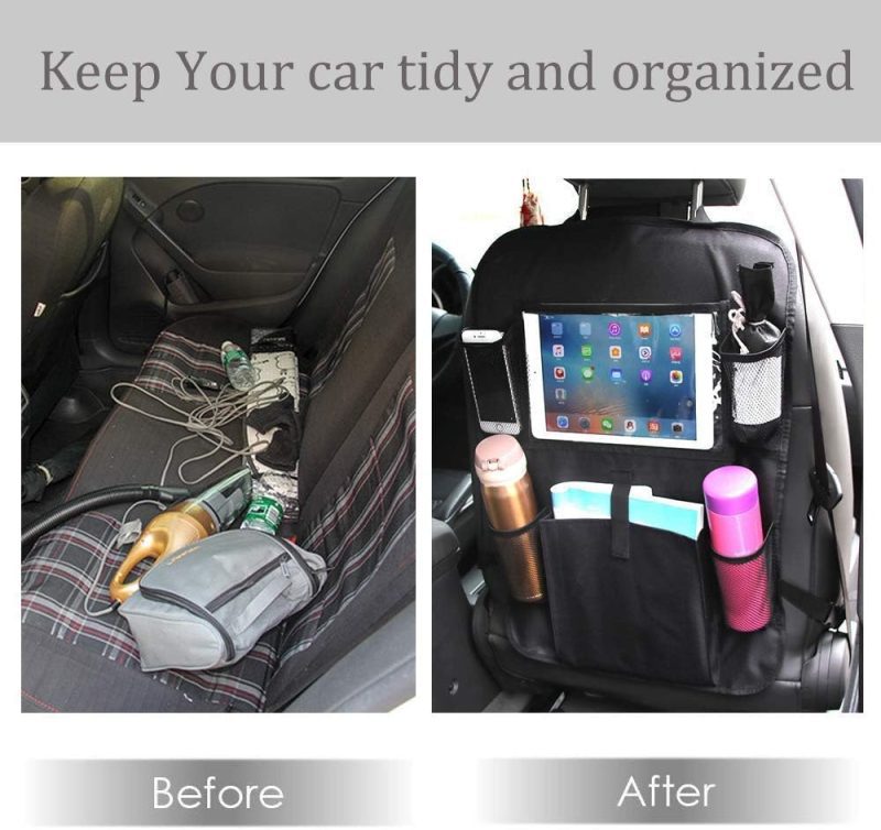 AXELECT Car Backseat Organizer with easy to clean surface