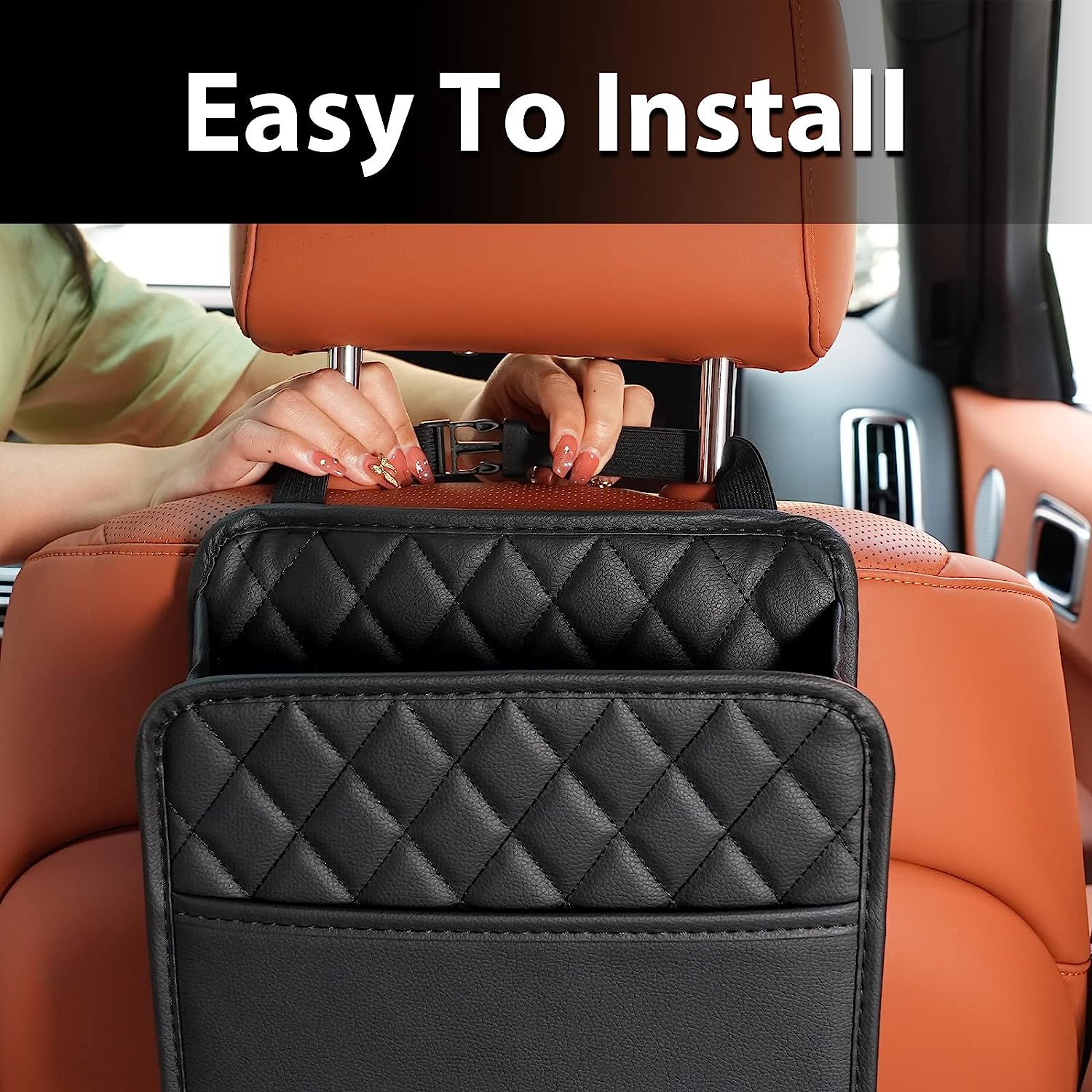 Car Organizer Between Seats, Car Organization Accessories Storage Bag  Holder for Car Front and Back Seat, Car Console Seat Organizer Storage  Pocket