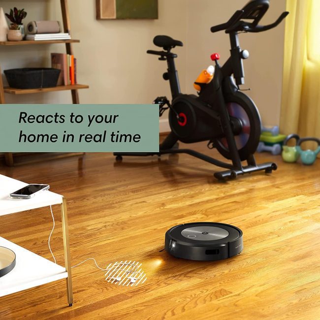 Smart mapping technology of Roomba j7+ planning efficient cleaning routes