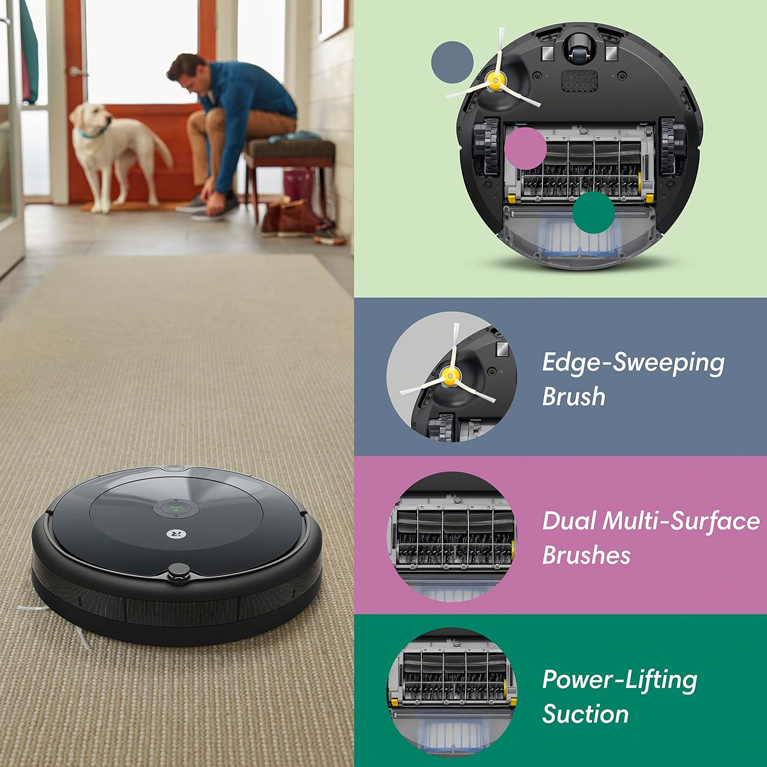 iRobot Roomba 690 Robot Vacuum-Wi-Fi Connectivity, Works with Alexa, Good  for Pet Hair, Carpets, Hard Floors, Self-Charging