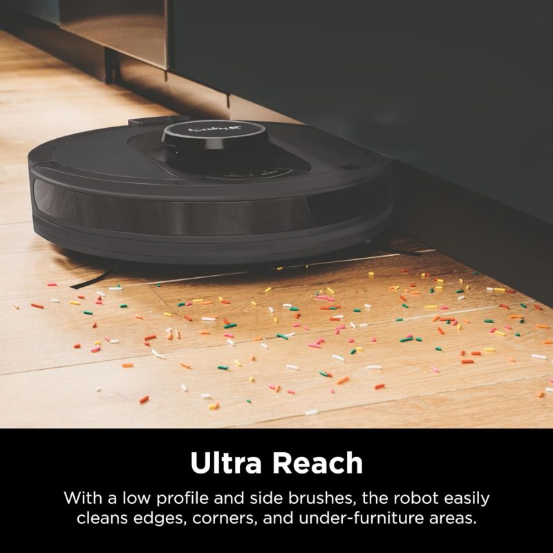 Easy-to-use mobile app interface for scheduling and monitoring the Shark AI Ultra Robot Vacuum