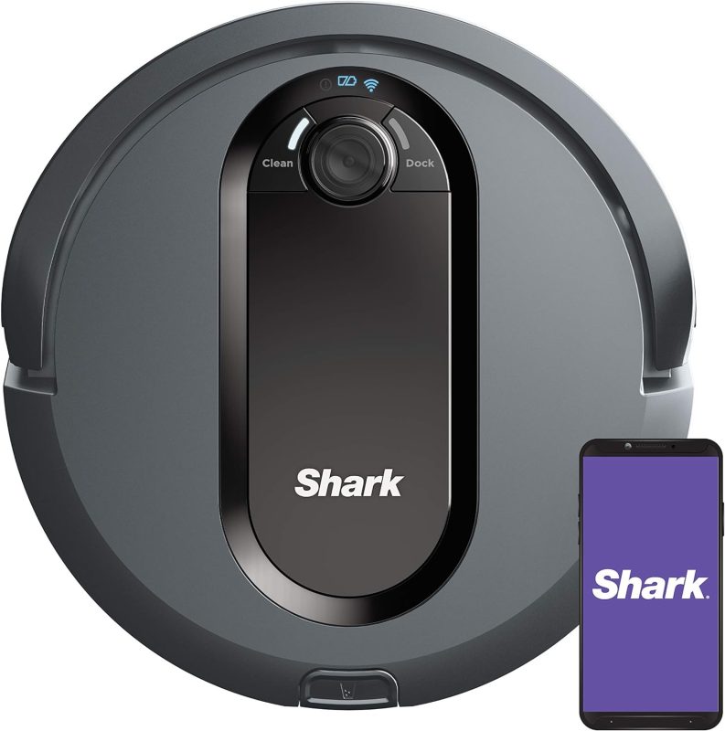 Shark IQ AV970 Robot Vacuum with powerful debris and pet hair suction capability on various surfaces