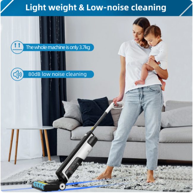 Redkey W12 Light Weight Wireless Wet Dry Vacuum Cleaner