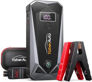 YaberAuto Jump Starter 3000A Peak Power for All Gas and 7.0L Diesel Engines