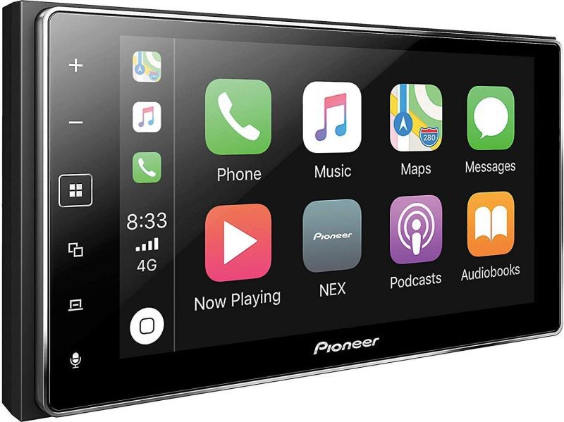 Enhance your drive with the pioneer double din apple carplay compatible receiver featuring Mistral DJ effects