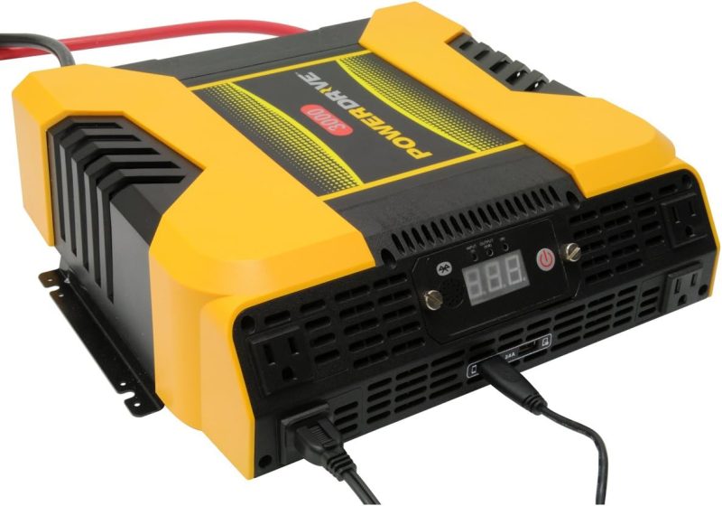 High surge capacity Powerdrive power inverter capable of starting devices up to 6000 Watts