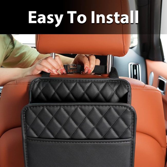 Seat Back Hanging Bag, a perfect car seat saver, protector cover for cars seatback