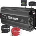 VOLTWORKS 3000W Pure Sine Wave Inverter with USB and AC Outlets for Home Use