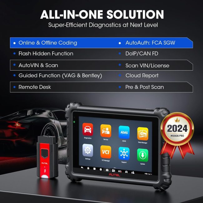 Autel MS906Pro Equipped with VAG Guided Functions for Simplified Diagnostics on VW and Audi Models