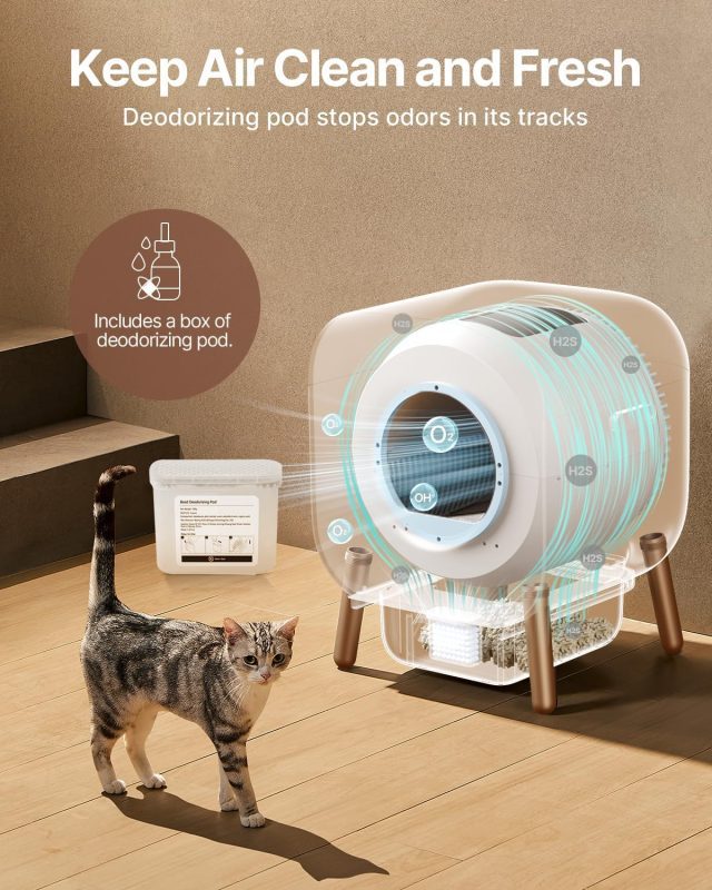 Monitor your cat's health with the petsafe simply clean automatic litter box app