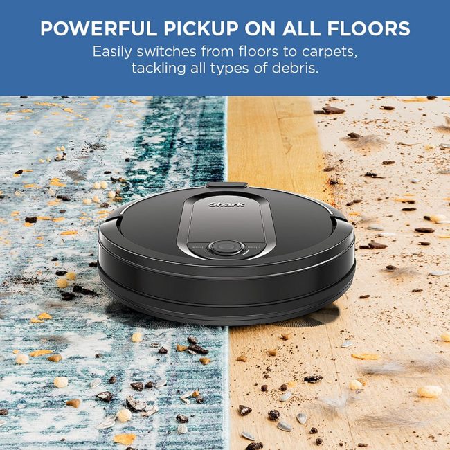 Voice command activation of Shark IQ Robot Vacuum with smart home integration