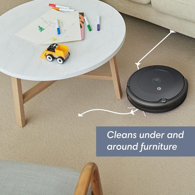 iRobot Roomba 694 providing personalized cleaning recommendations via the iRobot Home App