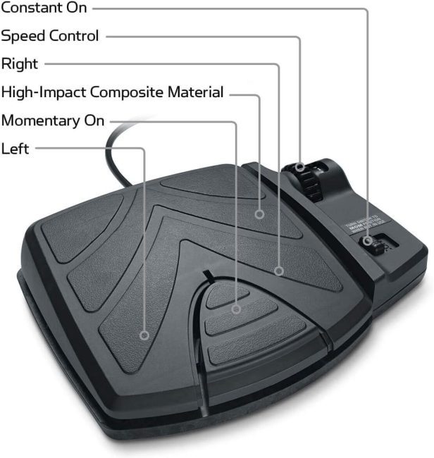 Durable Foot Controller for Minn Kota Riptide PowerDrive 70 Trolling Motor with Speed Control and Directional Functions