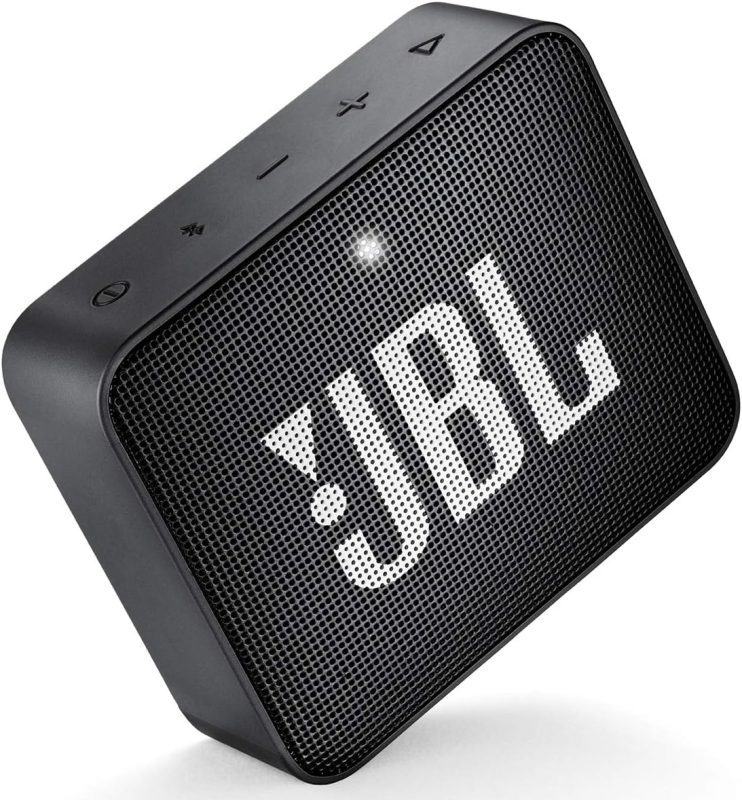 Compact and portable JBL GO2 bluetooth speaker for outdoor adventures