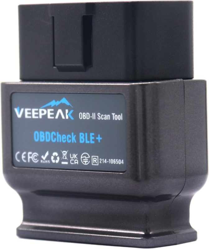 Veepeak BLE+ Advanced Bluetooth OBD-II Diagnostic Tool for Car Analysis