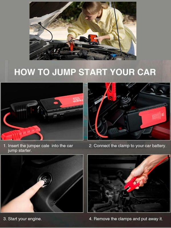 How to Use a Jump Starter Safely? Step by step manual