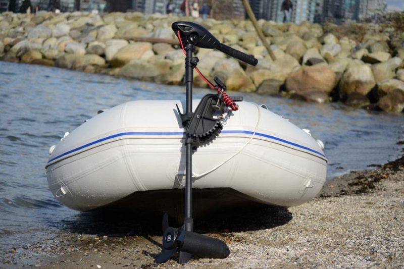 What makes the LBS motor ideal for inflatable boats and dinghies
