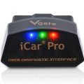 Vgate iCar Pro OBDII diagnostic device with indicator lights showing connectivity status