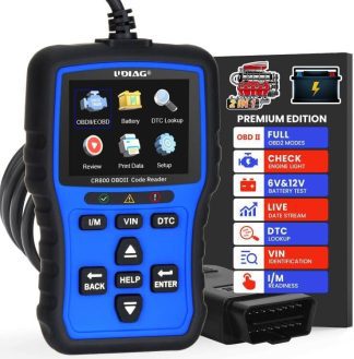 UDIAG CR800 diagnostic tool obd2 scanner with battery testerand VIN identification
