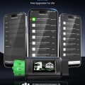 ANCEL Truck Diagnostics Tool showcasing smartphone app feedback and OBD2 scanner with Lifetime Free Upgrades feature