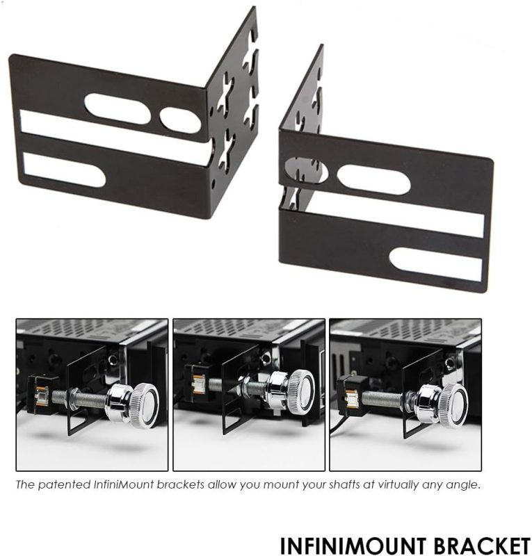 Infinimount Bracket with adjustable metal design for precise mechanism mounting