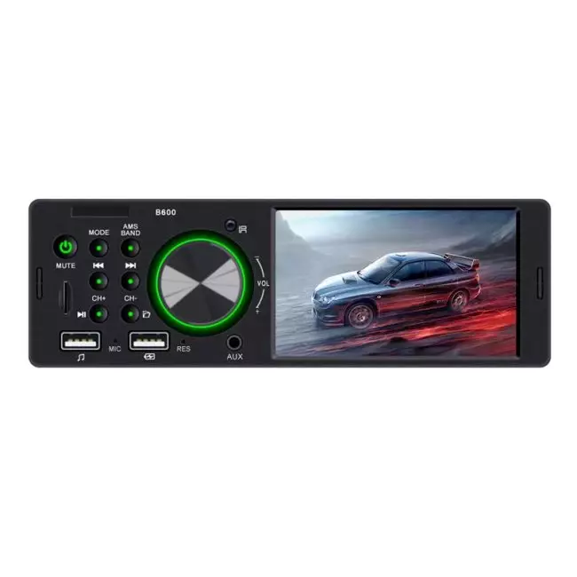 Стерео магнитола типоразмера 1 din / Bluetooth / USB