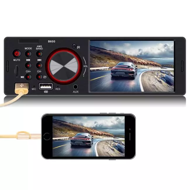 Стерео магнитола типоразмера 1 din / Bluetooth / USB - Image 6