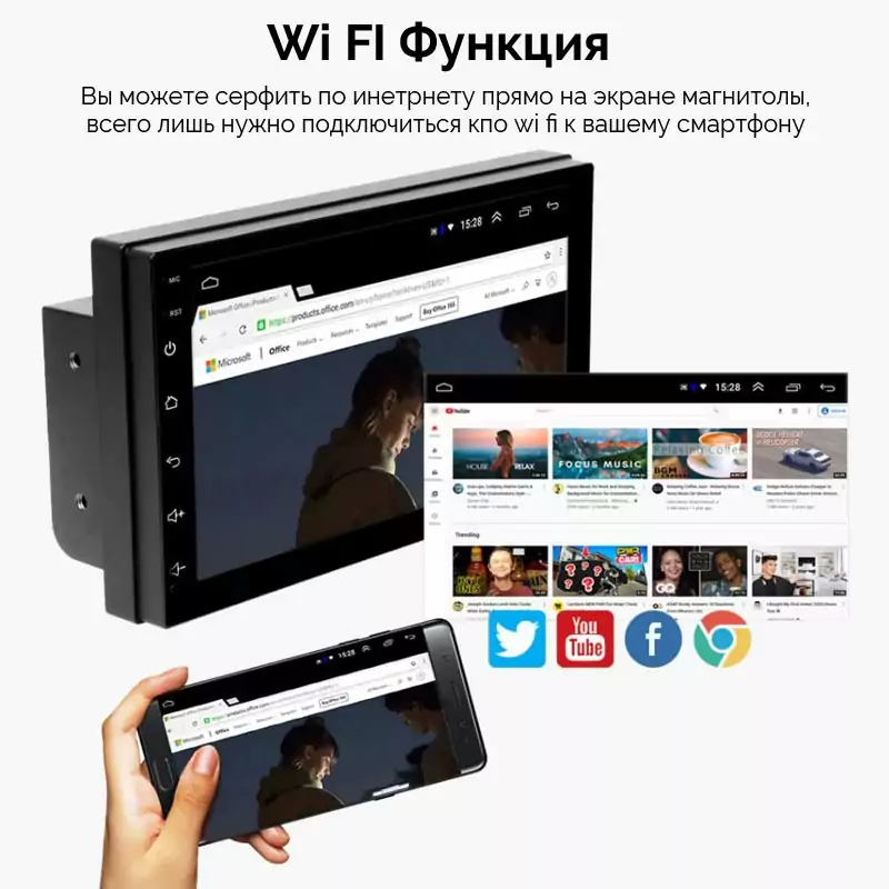 Wi fi функция на Автомагнитоле 2 din