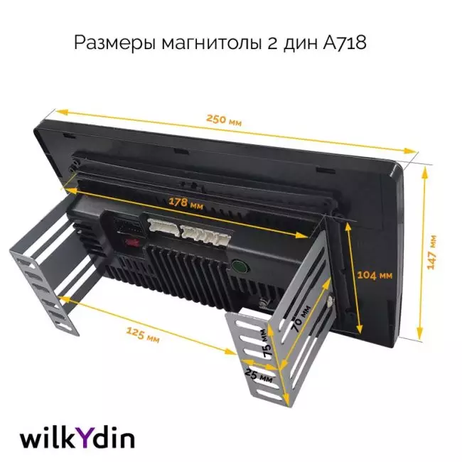 Магнитола 2 din экран 10 дюймов Андроид 10 / 2 gb RAM + 32 gb ROM с GPS навигацией и камерой - Image 7