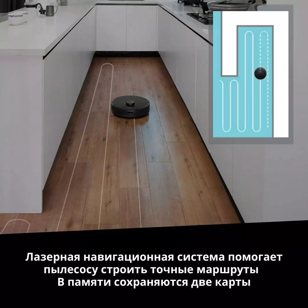 Лазерная навигационная система моющего Робота пылесоса Xiaomi Roborock S5 MAX
