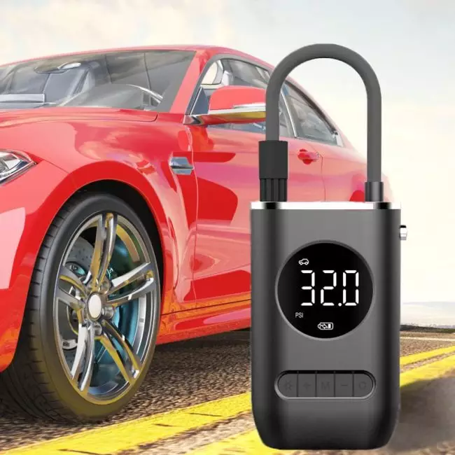 Car Electrical Air Pump Mini Portable Wireless Tire Inflatable Pump Inflator Air Compressor Pump for Car Motorcycle Bicycle Ball 2