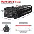 2000W pure sine wave solar power inverter DC 12V 24V 48V to AC 110V 220V digital display 5