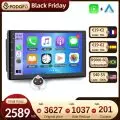 Podofo AI Voice 2din Android Car Radio Multimedia Video Player Autoradio 2 Din 7'' Carplay Stereo GPS Maps For VW Nissan Toyota 1